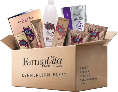 FarmaVita Haarfarben-Kennenlernpaket, Life Color Plus, B.Life und Suprema Color